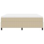 Cama con Base Spring con Colchón Verde Claro Gris Super King Tela de Corduroy de , Camas y somieres - Ref: Foro24-3337481, Pr...