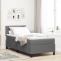 Cama con Base Tapizada con Colchón Gris Claro 80x200 cm Tela de Corduroy | Foro24.es | Tu tienda online para hogar, jardín y más Foro24.es