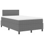 Cama Box Spring con Colchón Gris Claro 120x190 cm Tela de Corduroy de , Camas y somieres - Ref: Foro24-3337503, Precio: 398,3...