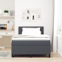 Cama con Box Spring con Colchón Gris Oscuro Pequeña Doble Tela de Terciopelo | Foro24.es | Tu tienda online para hogar, jardín y más Foro24.es