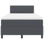 Cama con Box Spring con Colchón Gris Oscuro Pequeña Doble Tela de Terciopelo | Foro24.es | Tu tienda online para hogar, jardín y más Foro24.es