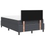 Cama con Box Spring con Colchón Gris Oscuro Pequeña Doble Tela de Terciopelo | Foro24.es | Tu tienda online para hogar, jardín y más Foro24.es