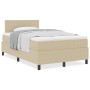 Cama con Somier con Colchón Verde Claro Gris Pequeño Doble Tela de Pana | Foro24.es | Tu tienda online para hogar, jardín y más Foro24.es