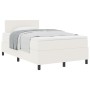 Cama con Box Spring con Colchón Crema 120x200 cm Tela de Pana | Foro24.es | Tu tienda online para hogar, jardín y más Foro24.es