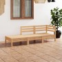 Juego de muebles de jardín 3 piezas madera maciza de pino de vidaXL, Conjuntos de jardín - Ref: Foro24-3082612, Precio: 138,4...
