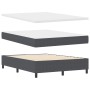 Cama con muelles con colchón Gris oscuro 140x200 cm Tela de pana de , Camas y somieres - Ref: Foro24-3337512, Precio: 432,72 ...