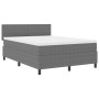 Cama con Base de Muelles con Colchón Gris Claro 140x200 cm Tela de Pana | Foro24.es | Tu tienda online para hogar, jardín y más Foro24.es