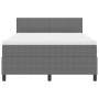 Cama con Base de Muelles con Colchón Gris Claro 140x200 cm Tela de Pana | Foro24.es | Tu tienda online para hogar, jardín y más Foro24.es