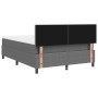 Cama con Base de Muelles con Colchón Gris Claro 140x200 cm Tela de Pana | Foro24.es | Tu tienda online para hogar, jardín y más Foro24.es
