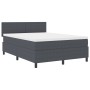 Cama con Somier de con Colchón Gris Oscuro 160x200 cm Tela de Corduroy | Foro24.es | Tu tienda online para hogar, jardín y más Foro24.es