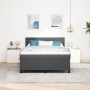 Cama con Somier de con Colchón Gris Oscuro 160x200 cm Tela de Corduroy | Foro24.es | Tu tienda online para hogar, jardín y más Foro24.es