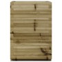 Jardinera de madera de pino impregnada 50x50x72 cm en Macetas y jardineras | Comprar online en Foru.es