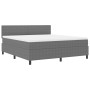 Cama con Somier con Colchón Gris Super King Tela de Terciopelo de , Camas y somieres - Ref: Foro24-3337523, Precio: 538,32 €,...