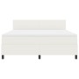 Cama Base Tapizada con Colchón Crema Super King Tela de Terciopelo de , Camas y somieres - Ref: Foro24-3337525, Precio: 543,1...