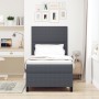 Cama Box Spring con Colchón Gris Oscuro 80x200 cm Tela de Pana | Foro24.es | Tu tienda online para hogar, jardín y más Foro24.es