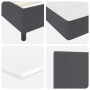 Cama Box Spring con Colchón Gris Oscuro 80x200 cm Tela de Pana | Foro24.es | Tu tienda online para hogar, jardín y más Foro24.es