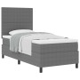 Cama Box Spring con Colchón Gris Claro Individual Tela de Corduroy de , Camas y somieres - Ref: Foro24-3337535, Precio: 343,3...