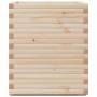 Jardinera madera maciza de pino 60x60x72 cm en Macetas y jardineras | Comprar online en Foru.es