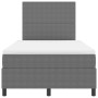 Cama con somier con colchón gris claro, pequeña, de tela de algodón acanalado de , Camas y somieres - Ref: Foro24-3337547, Pr...