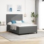 Cama con Somier con Colchón Gris Claro 140x200 cm Tela de Corduroy | Foro24.es | Tu tienda online para hogar, jardín y más Foro24.es