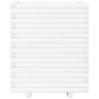 Jardinera madera maciza de pino blanco 60x60x72 cm en Macetas y jardineras | Comprar online en Foru.es