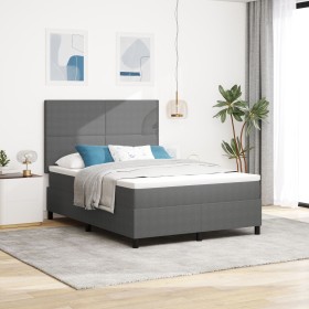 Comprar Cama Box Spring con Colchón Gris Claro