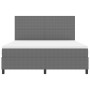 Cama Box Spring con Colchón Gris Claro Súper King Tela de Pana de , Camas y somieres - Ref: Foro24-3337567, Precio: 588,60 €,...