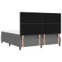 Cama Box Spring con Colchón Gris Claro Súper King Tela de Pana de , Camas y somieres - Ref: Foro24-3337567, Precio: 588,60 €,...
