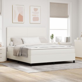 Cama con Box Spring con Colchón Crema Super King Tela de Pana de , Camas y somieres - Ref: Foro24-3337569, Precio: 595,05 €, ...