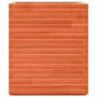 Jardinera exterior madera maciza pino marrón cera 60x60x72 cm en Macetas y jardineras | Comprar online en Foru.es