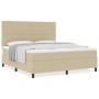 Cama con Box Spring con Colchón Verde Claro Gris Super King Tela de Corduroy | Foro24.es | Tu tienda online para hogar, jardín y más Foro24.es
