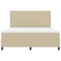 Cama con Box Spring con Colchón Verde Claro Gris Super King Tela de Corduroy | Foro24.es | Tu tienda online para hogar, jardín y más Foro24.es