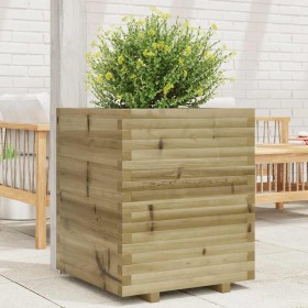 Jardinera madera de pino impregnada 60x60x72 cm en Macetas y jardineras | Comprar online en Foru.es