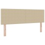 Cama con Somier con Colchón & Luz LED Verde Gris 140x200 cm Tela de Pana | Foro24.es | Tu tienda online para hogar, jardín y más Foro24.es