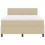 Cama con Somier con Colchón & Luz LED Verde Gris 140x200 cm Tela de Pana | Foro24.es | Tu tienda online para hogar, jardín y más Foro24.es