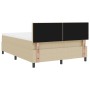 Cama con Somier con Colchón & Luz LED Verde Gris 140x200 cm Tela de Pana | Foro24.es | Tu tienda online para hogar, jardín y más Foro24.es
