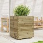 Jardinera madera de pino impregnada 60x60x72 cm en Macetas y jardineras | Comprar online en Foru.es