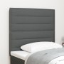 Cabecero Diseño de Líneas Gris Oscuro 80 cm Tela de , Cabeceros y pies de cama - Ref: Foro24-3337664, Precio: 59,88 €, Descue...