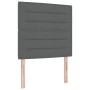 Cabecero Diseño de Líneas Gris Oscuro 80 cm Tela de , Cabeceros y pies de cama - Ref: Foro24-3337664, Precio: 59,88 €, Descue...