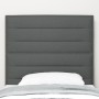 Cabecero Diseño de Líneas Gris Oscuro 80 cm Tela de , Cabeceros y pies de cama - Ref: Foro24-3337664, Precio: 59,88 €, Descue...