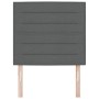 Cabecero Diseño de Líneas Gris Oscuro 80 cm Tela de , Cabeceros y pies de cama - Ref: Foro24-3337664, Precio: 59,88 €, Descue...