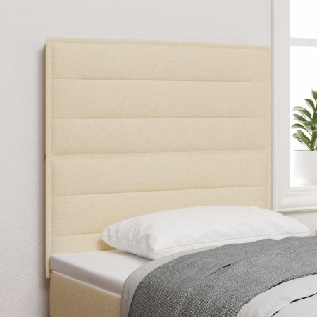 Cabecero de diseño Lines Crema 80 cm Tela de , Cabeceros y pies de cama - Ref: Foro24-3337668, Precio: 59,88 €, Descuento: %