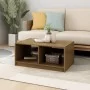 Mesa de centro madera maciza pino marrón miel 75x50x33,5 cm de vidaXL, Mesas de centro - Ref: Foro24-809909, Precio: 39,64 €,...
