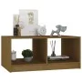 Mesa de centro madera maciza pino marrón miel 75x50x33,5 cm de vidaXL, Mesas de centro - Ref: Foro24-809909, Precio: 39,64 €,...