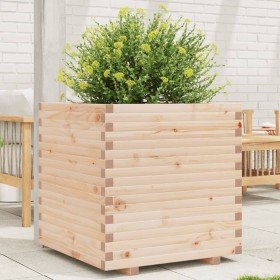 Jardinera madera maciza de pino 70x70x72 cm en Macetas y jardineras | Comprar online en Foru.es
