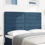 cabecero diseño líneas azul 140 cm tela de , Cabeceros y pies de cama - Ref: Foro24-3337690, Precio: 108,92 €, Descuento: %