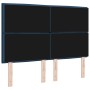 cabecero diseño líneas azul 140 cm tela de , Cabeceros y pies de cama - Ref: Foro24-3337690, Precio: 108,92 €, Descuento: %