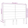 cabecero diseño líneas azul 140 cm tela de , Cabeceros y pies de cama - Ref: Foro24-3337690, Precio: 108,92 €, Descuento: %