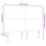 Cabecero de cama diseño sencillo tela pana gris claro 140 cm | Foro24.es | Tu tienda online para hogar, jardín y más Foro24.es
