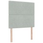 Cabecero  con botón de cristal Gris Claro 90 cm Terciopelo, Cabecero  con botón de cristal Gris Claro 180 cm Terciopelo | Foro24.es | Tu tienda online para hogar, jardín y más Foro24.es